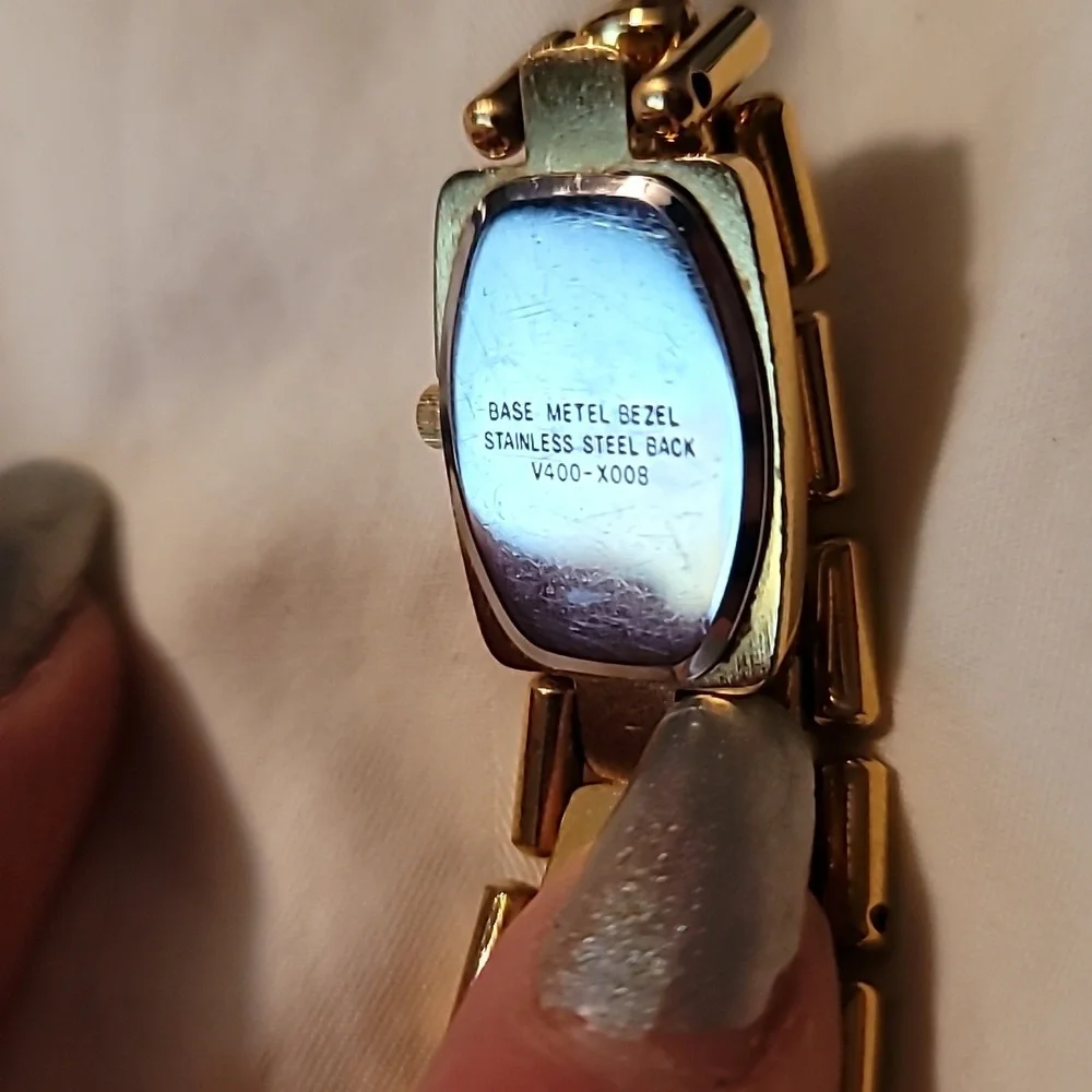 Vintage Pulsar Watch‎ Women 17mm Gold Silver Tone V400-X008 New Battery 7.25